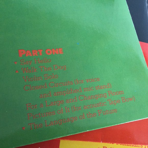 Laurie Anderson Live 1984 5 LP Box Set Electronic Experimental Synthesizer - Picture 9 of 15